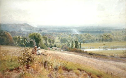Blick von Hedsor Hill auf die Themse, nahe Cookham