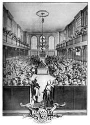 Innenraum des House of Commons, Westminster, London, 1742, um 1902-1905