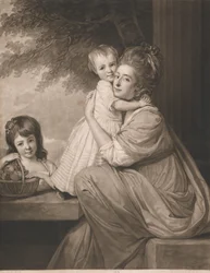 Mrs. Stables und ihre beiden Töchter Harriet und Maria