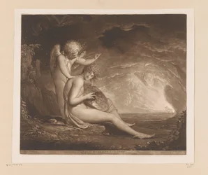 Erfindung der Leier durch Merkur