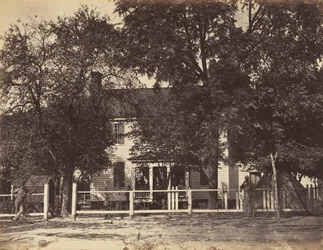 Aiken House, an der Weldon Railroad, Virginia, Februar 1865