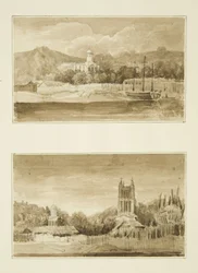 Zwei Ansichten der St. George