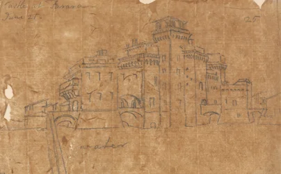 Schloss in Ferrara, 21. Juni