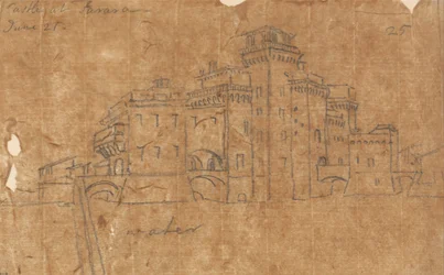 Schloss in Ferrara, 21. Juni