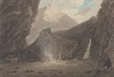 In der Nähe von Chiavenna in Graubünden