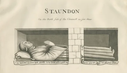 Standon Kirche - Wandgrab von Nicholas Hyde