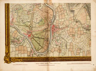 Blatt 16 aus: Eine genaue Vermessung der Städte London und Westminster, des Borough of Southwark, mit dem Land in einem Umkreis von zehn Meilen...