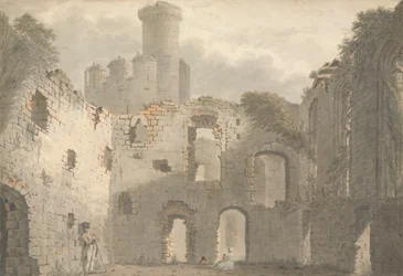 Conway Castle, ein Blick auf das Innere