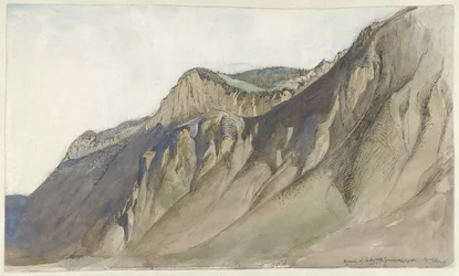 Bergkamm am Genfersee