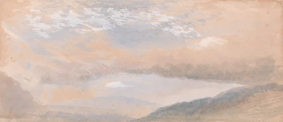 Hügel und Himmel