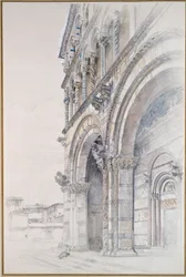 Der Dom von San Martino, Lucca, Juli-August 1874