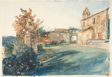 Der Garten von San Miniato bei Florenz