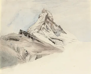 Das Matterhorn, Schweiz, von Nordosten, 1849