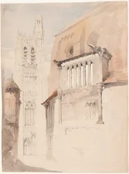 Turm der Kathedrale von Sens