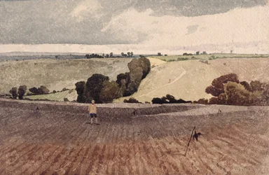 Ein gepflügtes Feld, ca. 1808