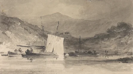 Cader Idris vom Mawddach-Mündung oberhalb von Barmouth