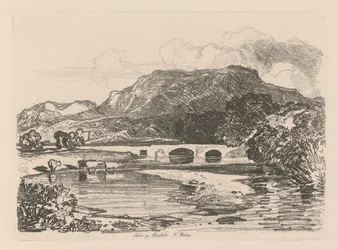 Liber Studiorum: Tafel 14, Tan-y-Bwlch, Merionethshire, North Wales