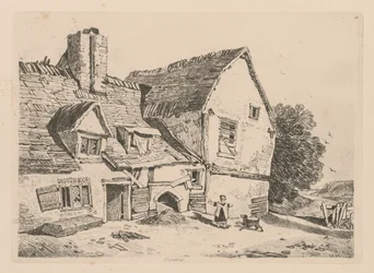 Liber Studiorum: Platte 38, Ansicht von Deptford, 1838