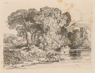 Liber Studiorum: Tafel 4, Blick auf den Yare, Norfolk