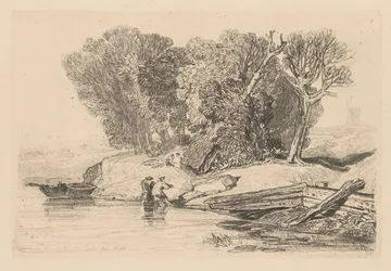 Liber Studiorum: Platte 7, Postwick Grove, Norfolk, 1838