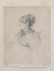 Porträt von Mrs. Parr(?), Schwester von Mrs. John Sell Cotman, genannt 