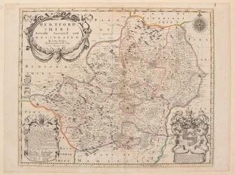 Karte von Hertfordshire