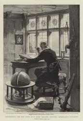Illustration der neuen Geschichte von H. Rider Haggard, mit dem Titel Montezumas Tochter