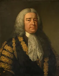 Porträt von The Rt. Hon. Henry Pelham, 1694-1754