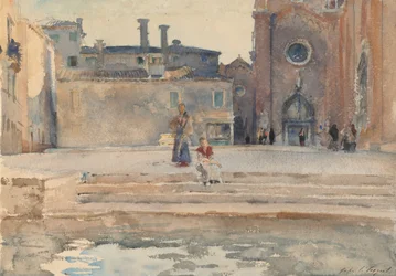 Campo dei Frari, Venedig, ca. 1880