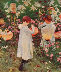 Nelke, Lilie, Lilie, Rose, 1885-86, 1938