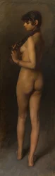 Lebensstudie einer ägyptischen Mädchen, 1891