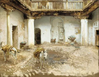 Maurischer Innenhof, 1913