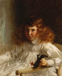 Porträt von Leroy King als junger Junge, 1888