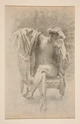 Sitzende Figur