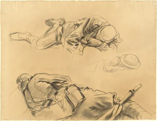 Studien für Gassed, 1918-1919
