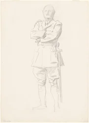 Studie von General Louis Botha für Generaloffiziere des Ersten Weltkriegs, 1920-1922
