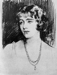 Studie von Lady Elizabeth Bowes-Lyon, 1923