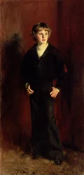 Der verstorbene Major E.C. Harrison als Junge