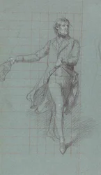 Captain W. Fairfax, Figurenstudie für das Gemälde des Sieges von Lord Duncan
