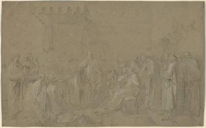 Studie für "Der Tod des Earl of Chatham"