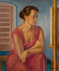 Helen am Staffelei