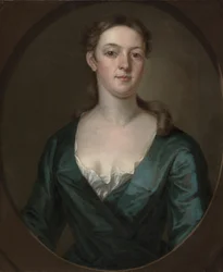 Porträt einer Frau (Judith Colman Bulfinch?), um 1734