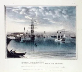 Philadelphia vom Marinehof, ca. 1840