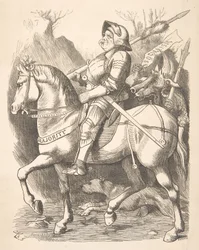 Der Ritter und sein Begleiter Punch, 5. März 1887, 1887