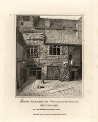 Südliche Überreste des Winchester House, Southwark