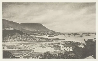 Stadt Victoria, Hongkong, ca. 1868