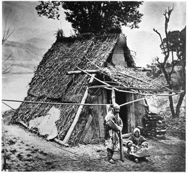Berghütte, Provinz Huzeh, ca. 1867-72