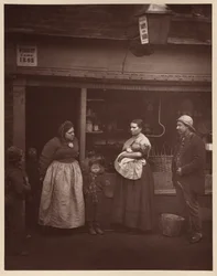 Leidende der Überschwemmungen