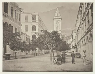 Der Uhrturm, Hongkong, ca. 1868