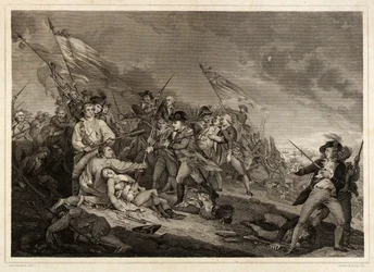 Die Schlacht am Bunker Hill bei Boston